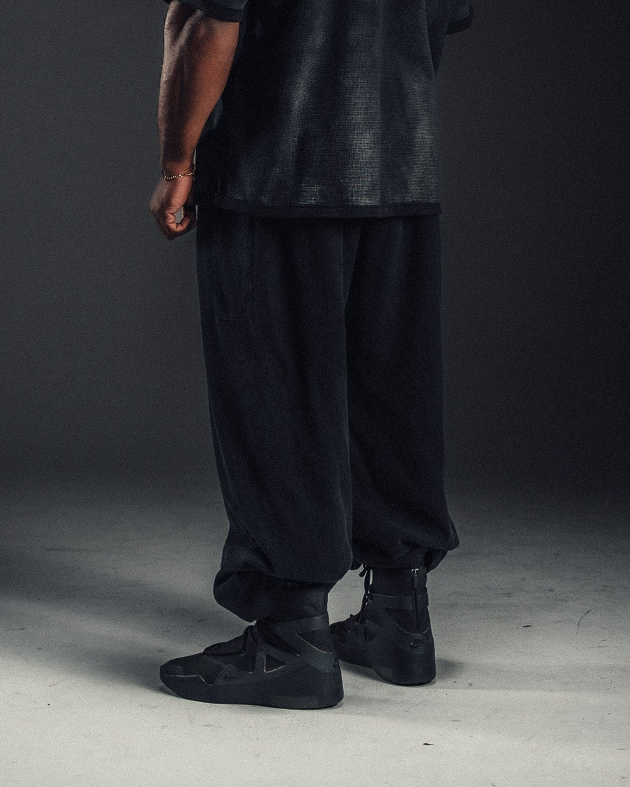 PRE-ORDER: Vintage Black WKR Waffle Knit Pant