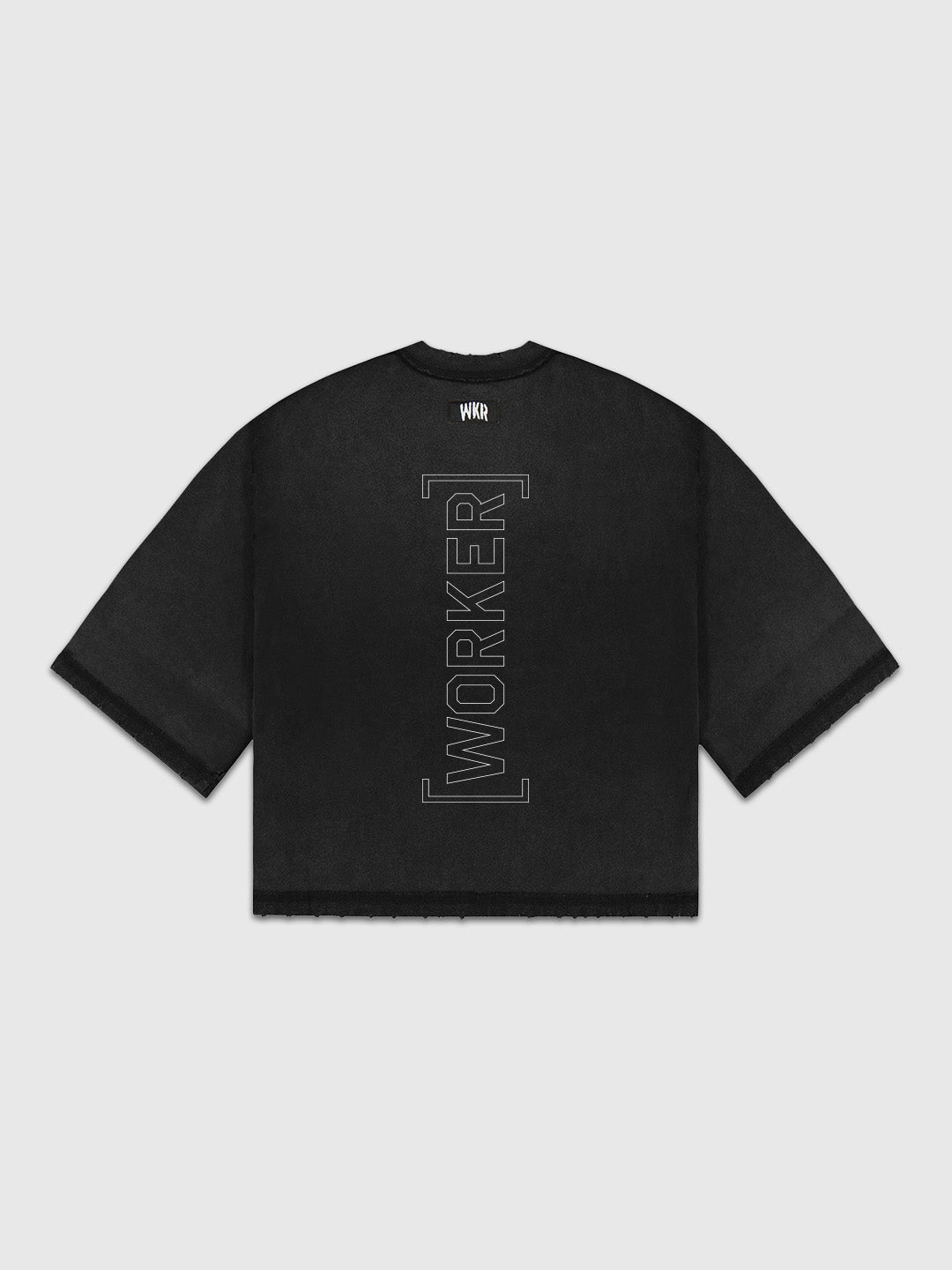 No Fear 3/4 Sleeve Cropped Tee