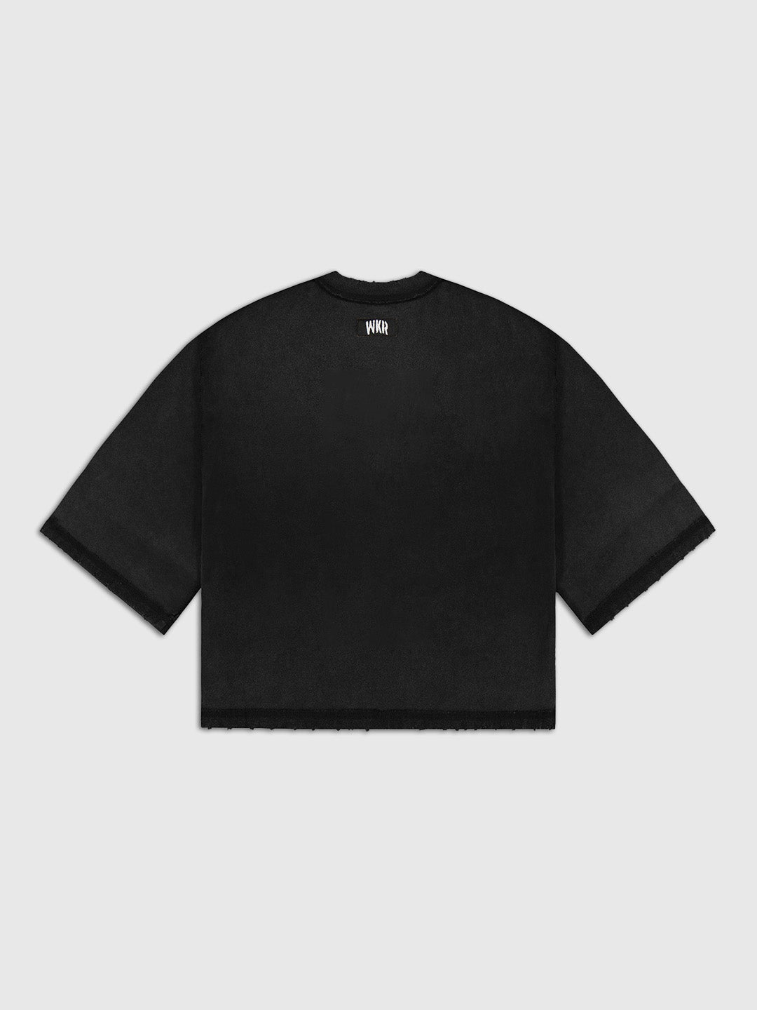 Slash Logo 3/4 Sleeve Cropped Tee - NF2.0