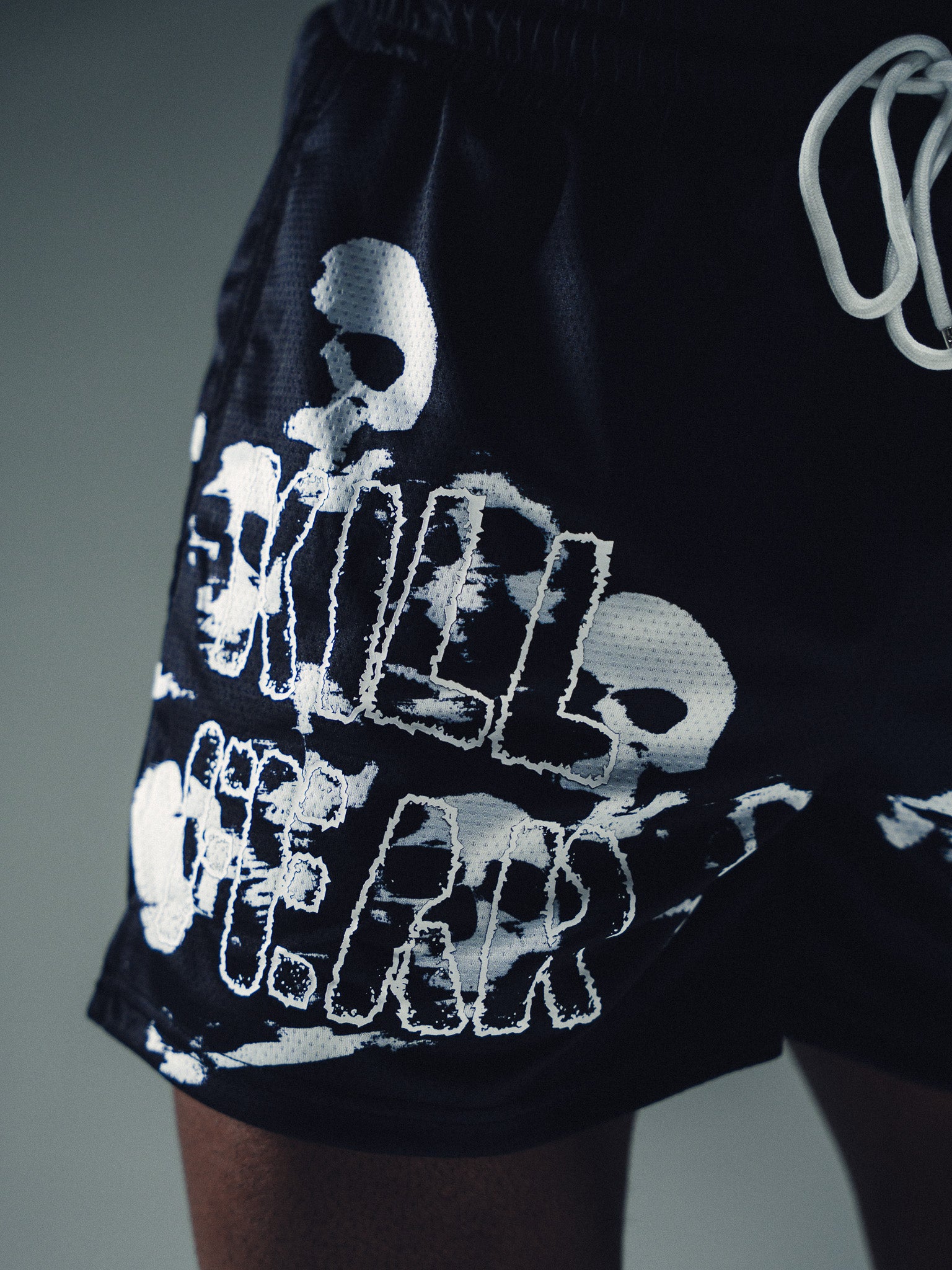 Black Kill Fear Skull Premium Performance Short