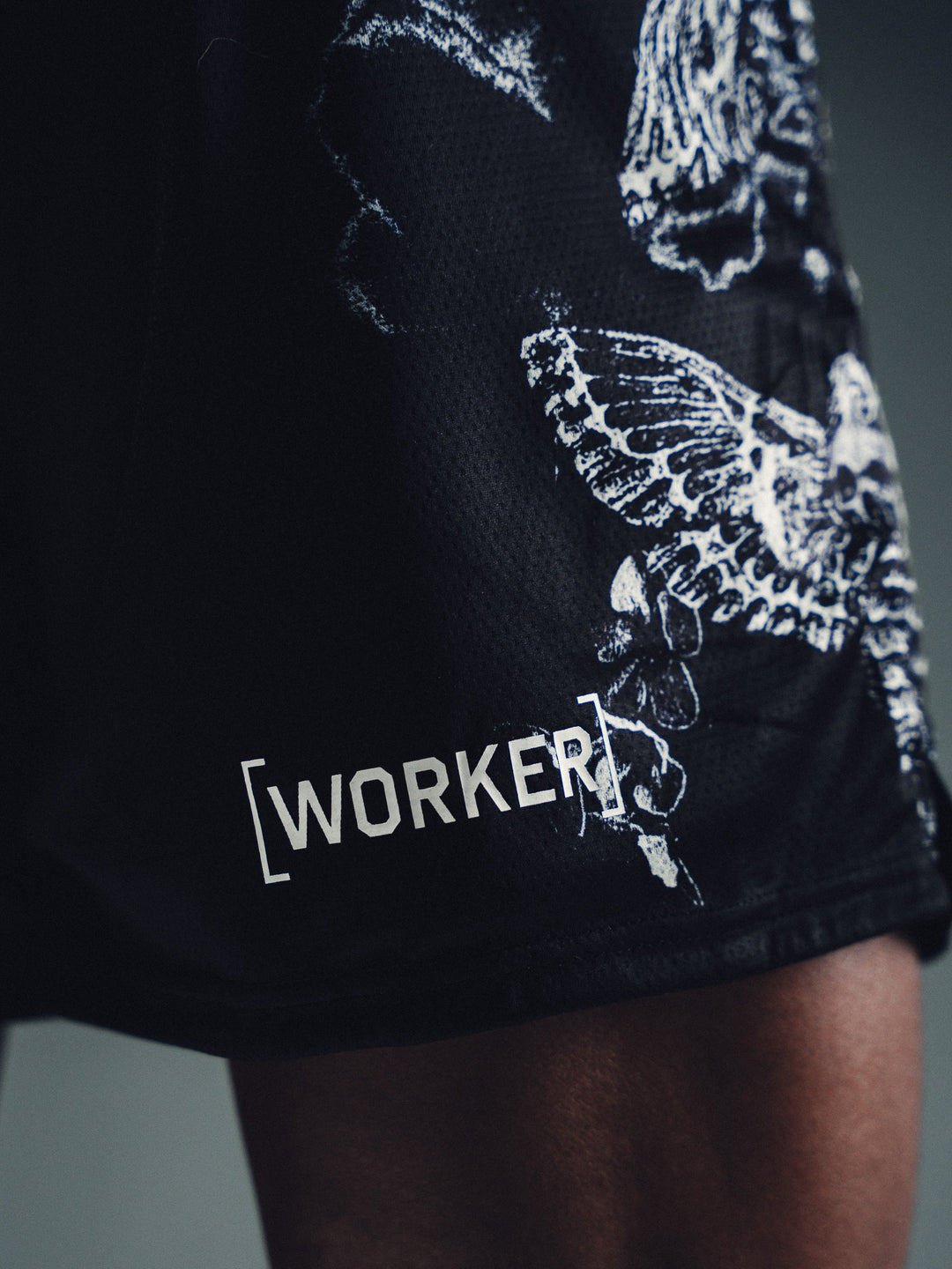 Black Butterfly Graphic Premium Performance Short