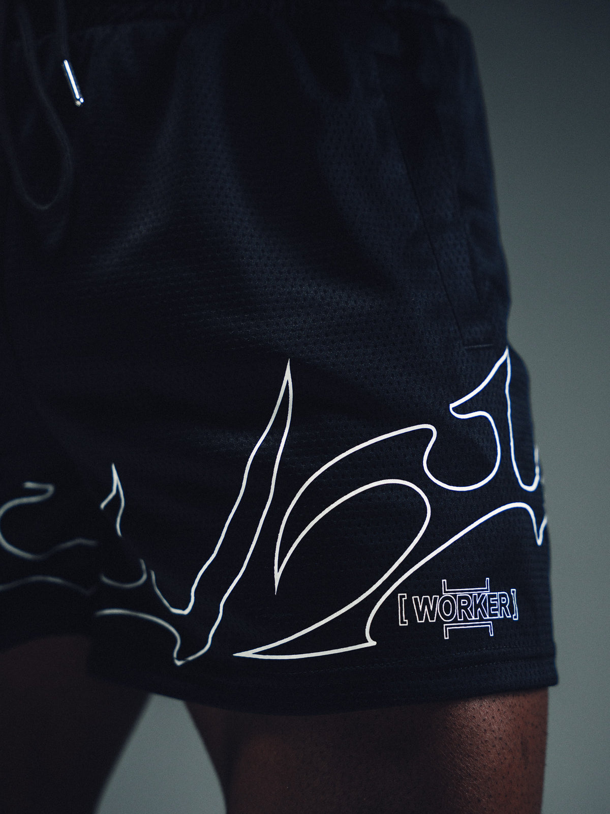 Black Tribal Flame 5" Premium Performance Short, image 4 of 6