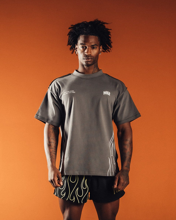 Gray Flame Tee