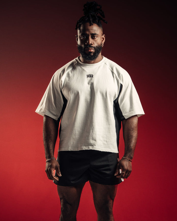 White WKR Dual Tone Tee - NQ