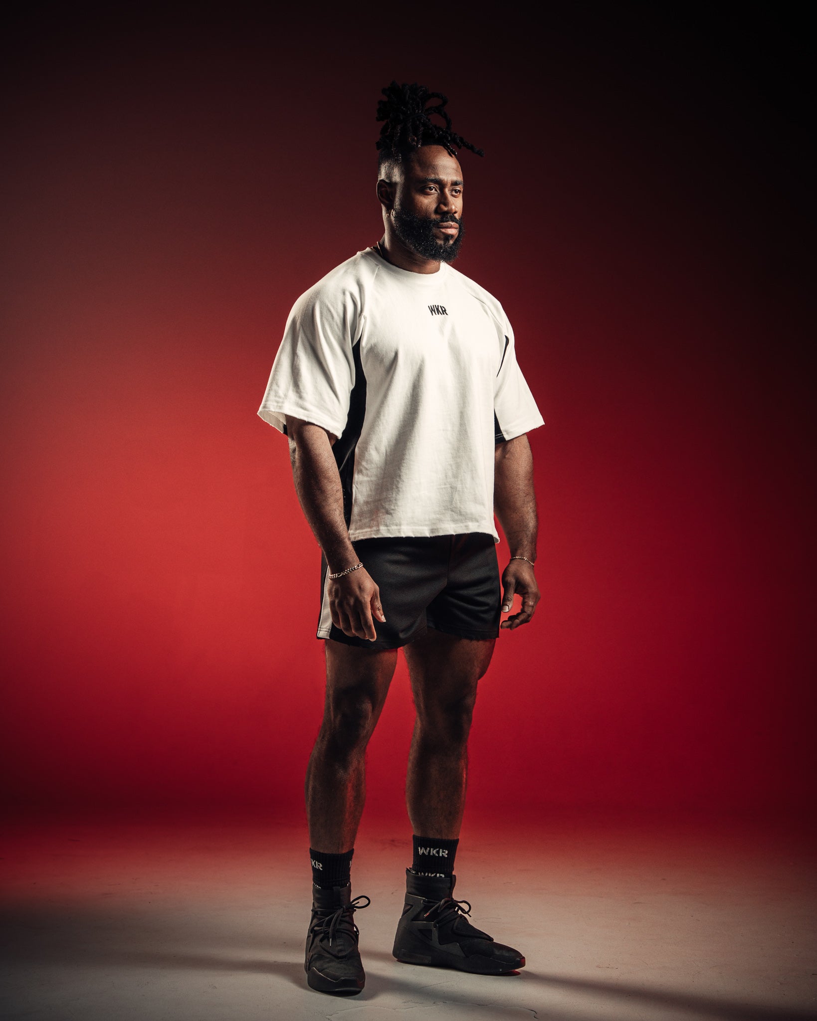 White WKR Dual Tone Tee - NQ