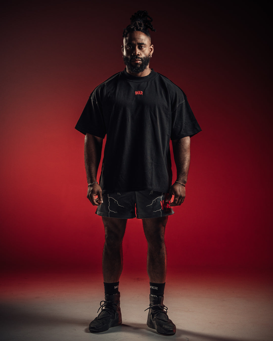 Black WKR Statue Tee - NQ