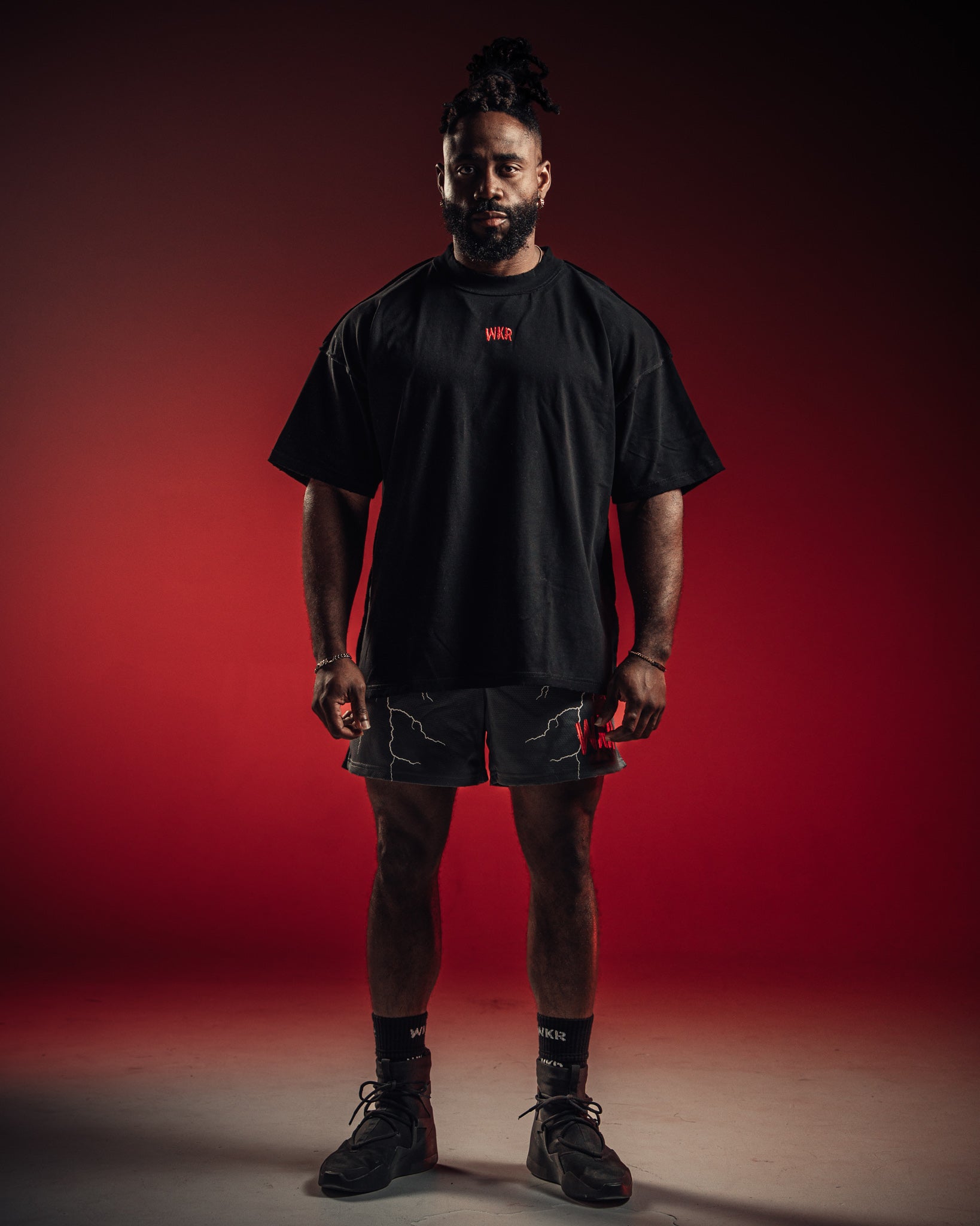 Black WKR Statue Tee - NQ