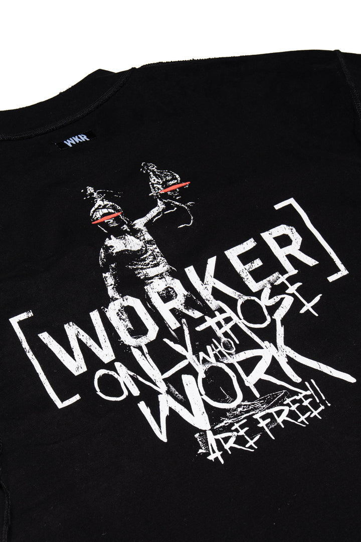 Black WKR Statue Tee - NQ