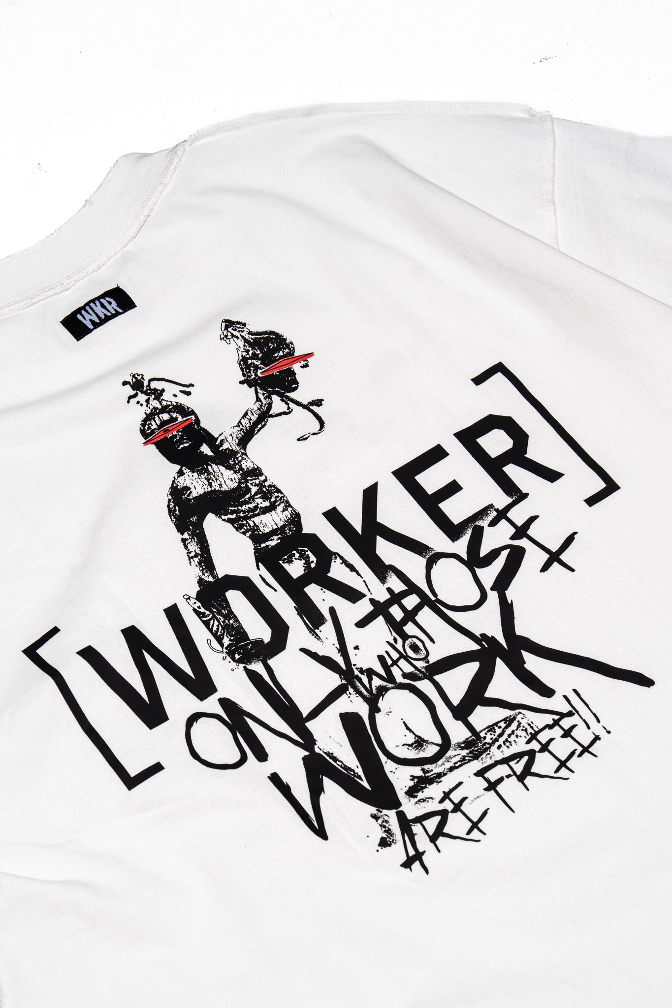 White WKR Statue Tee - NQ