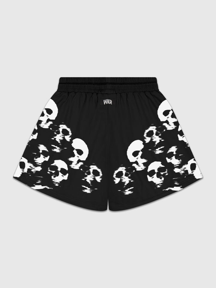Kill Fear Skull Short flatlay back