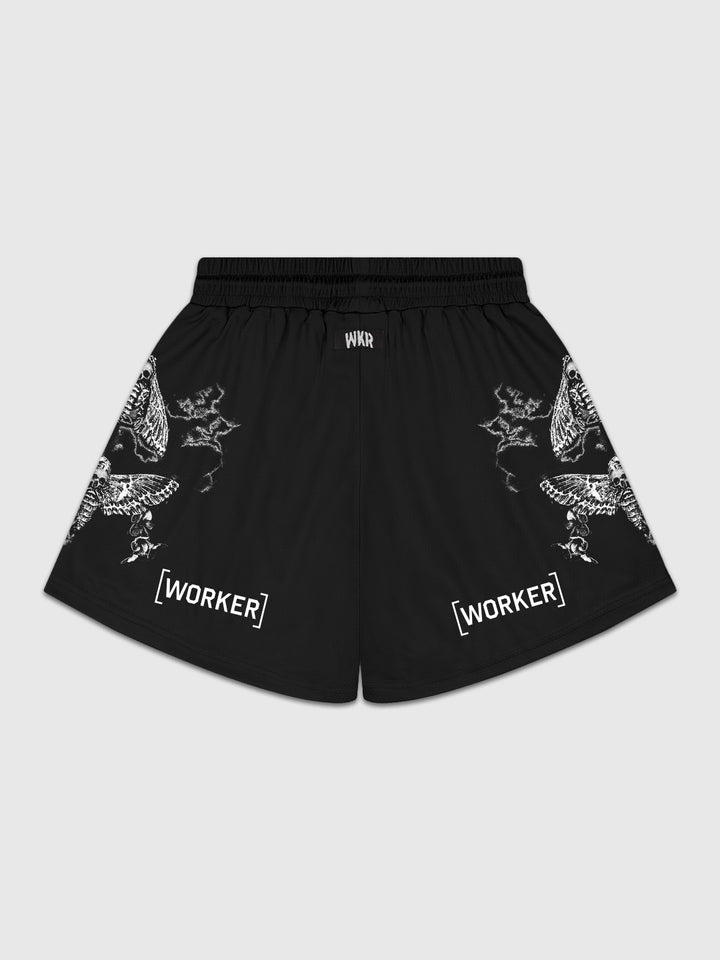 Butterfly Graphic Short flatlay back