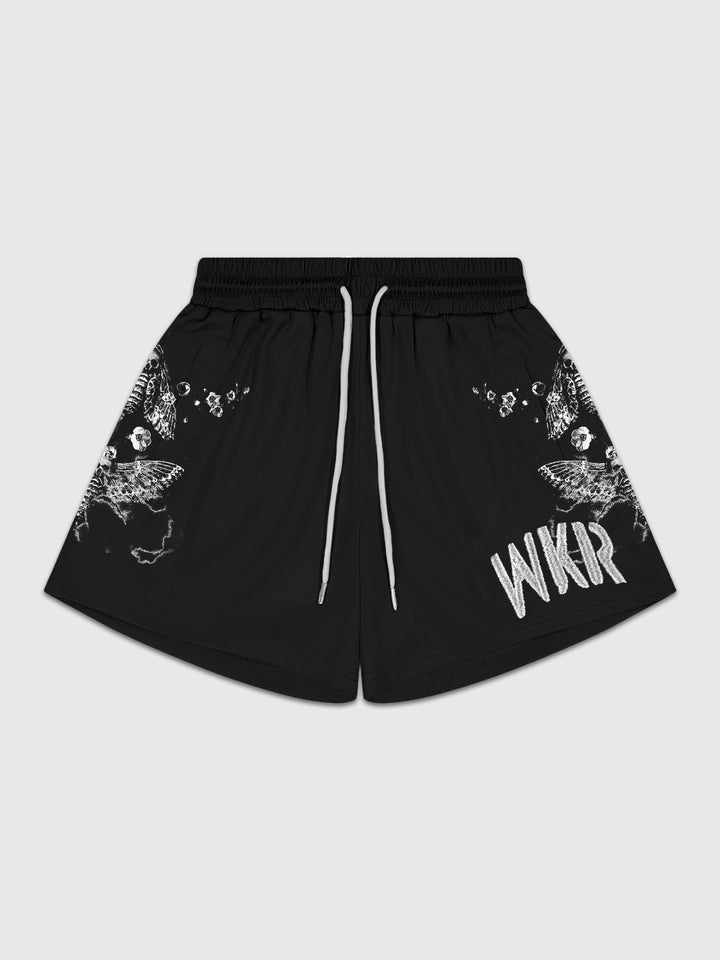 Butterfly Graphic Short flatlay front