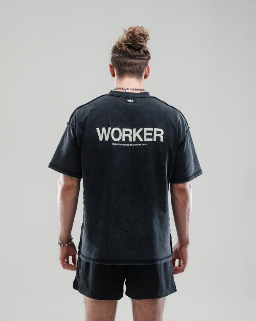 Faded Black Good People WKR Tee - Pursuit